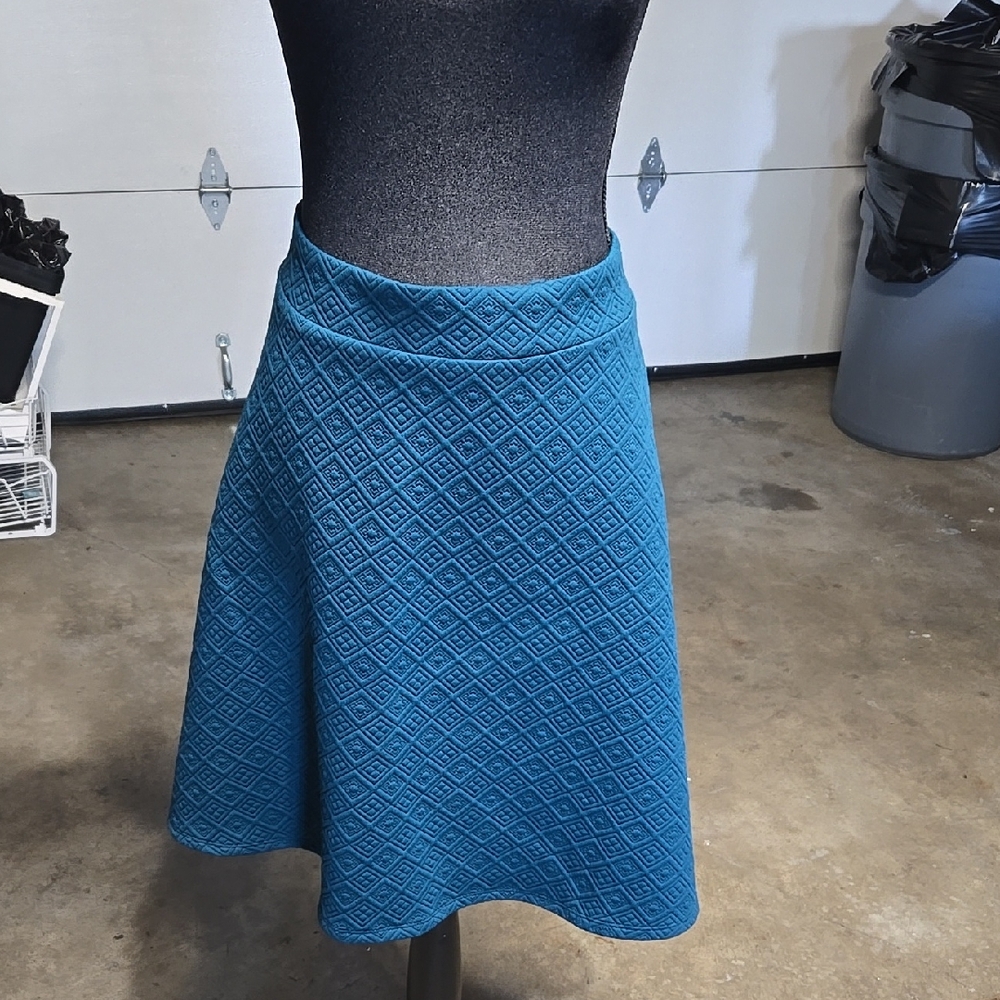 Torrid Elegant Blue Textured A-line Women's Skirt